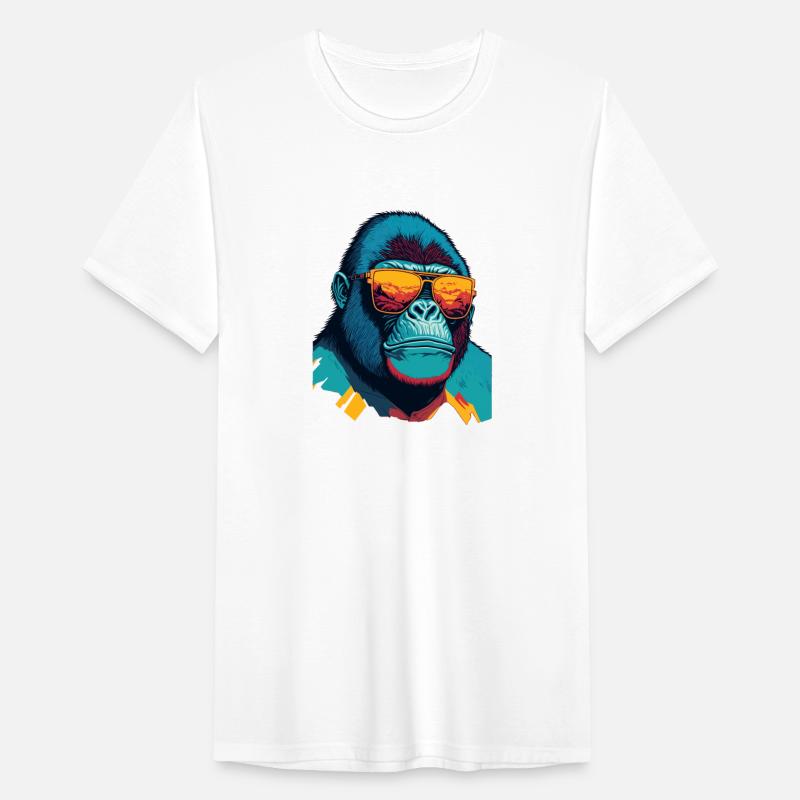 Stylish Gorilla with trendy sunglasses