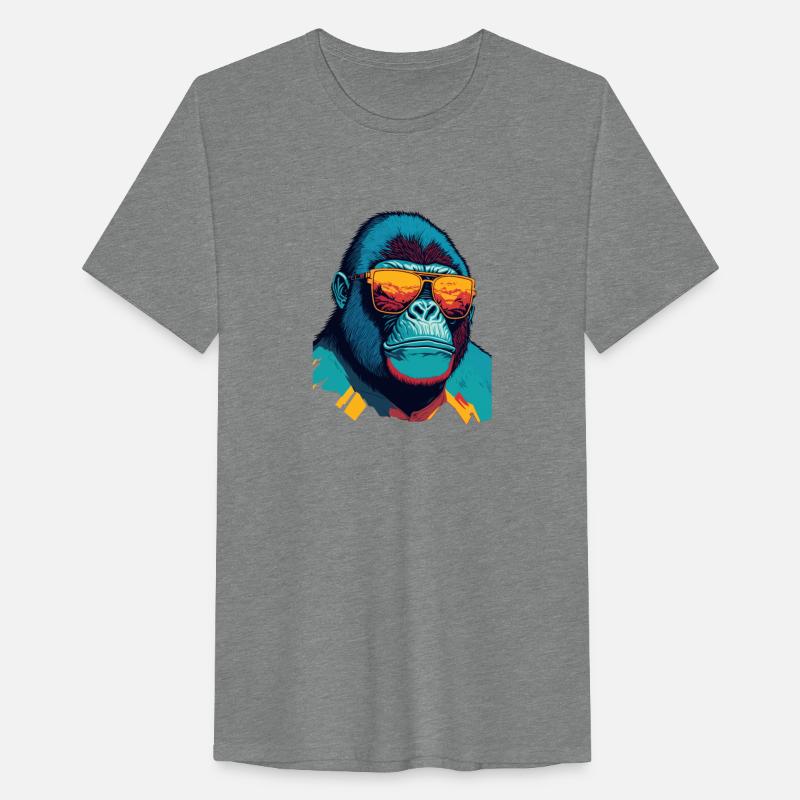 Stylish Gorilla with trendy sunglasses