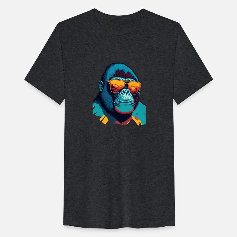 Stylish Gorilla with trendy sunglasses
