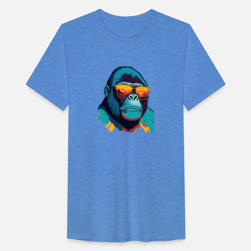 Stylish Gorilla with trendy sunglasses