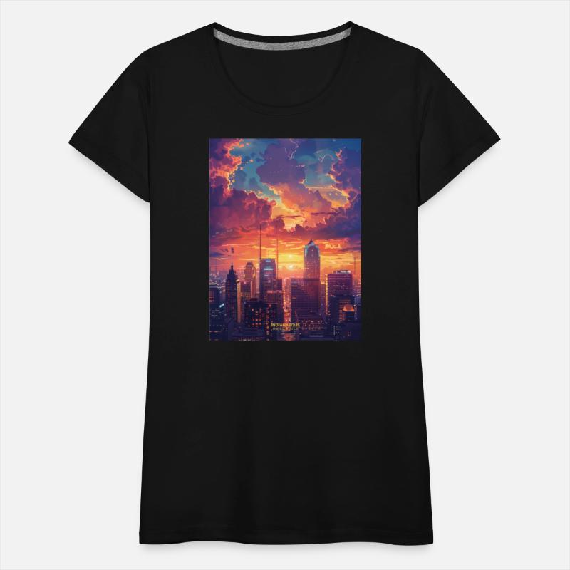 Sunset in Indianapolis IN USA