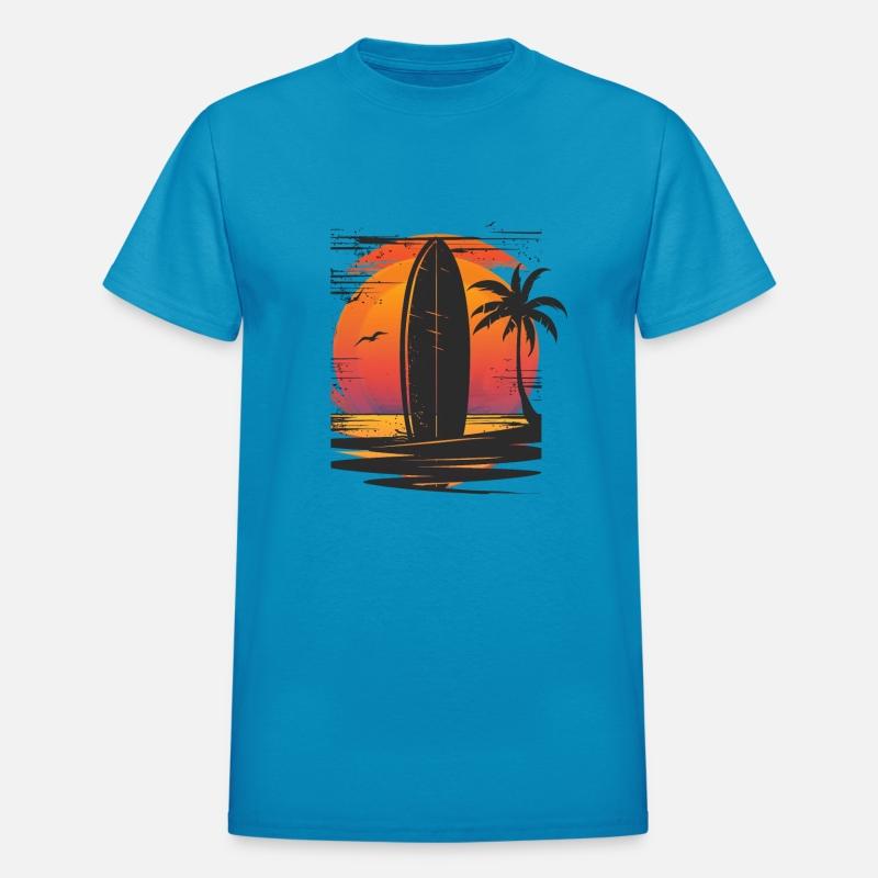 Sunset Surfing Retreat Tropical Vibes