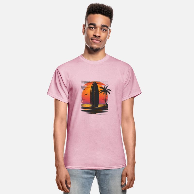 Sunset Surfing Retreat Tropical Vibes