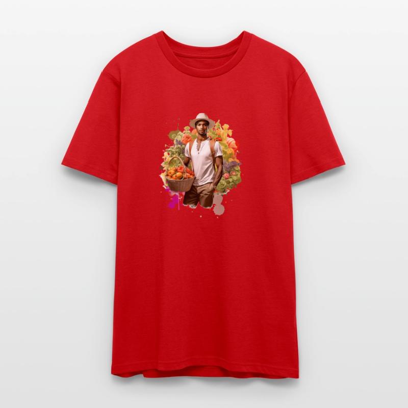 Sustainably sourced melanated male garden shirt