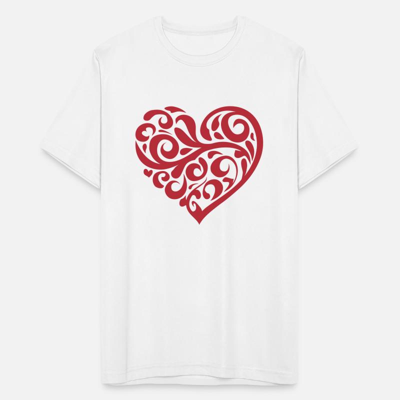 Swirled Heart Design One Color Vector
