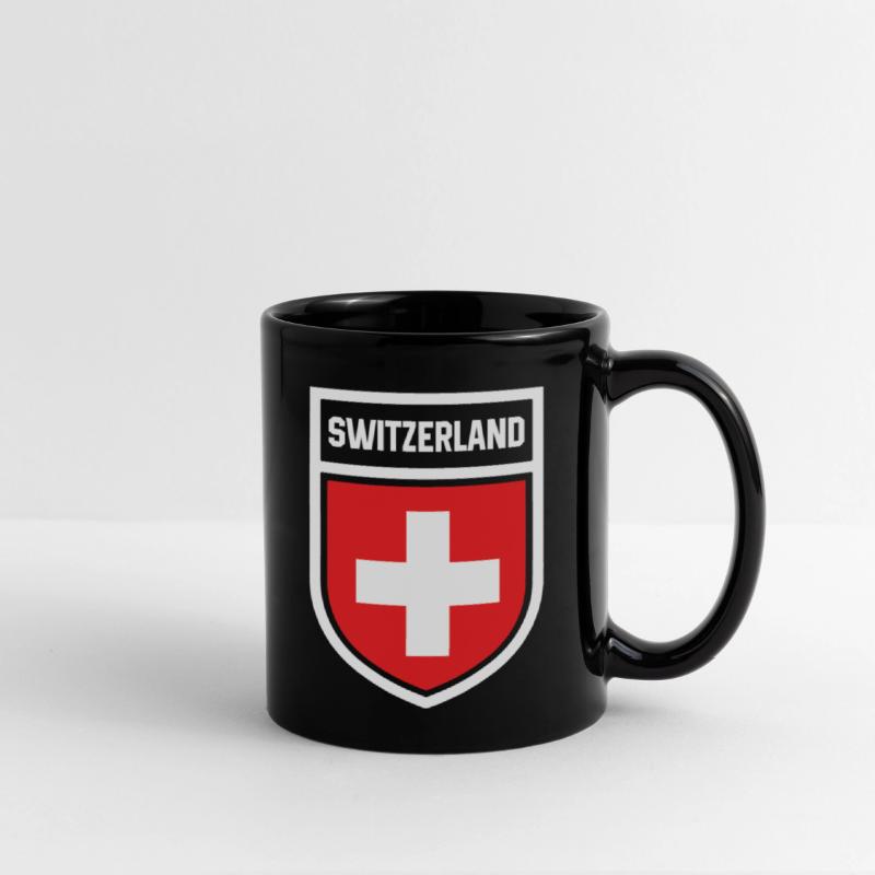 Switzerland - national flag in the coat of arms