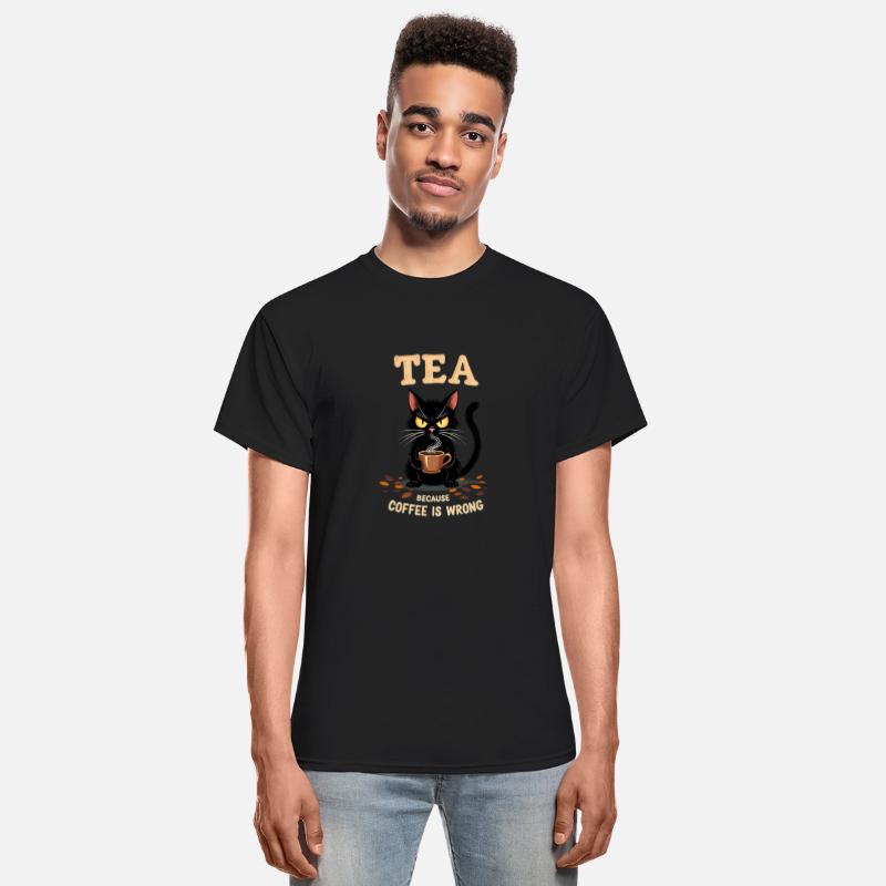 Tea Over Coffee - Angry Cat Edition