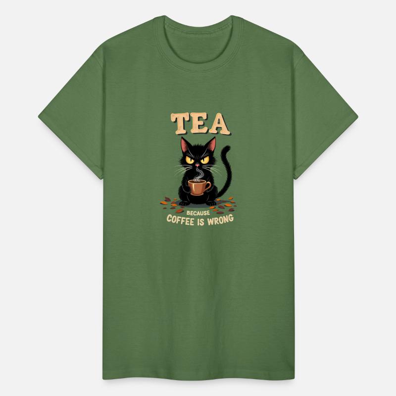 Tea Over Coffee - Angry Cat Edition