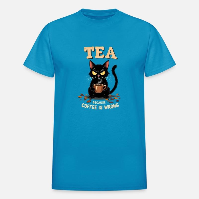 Tea Over Coffee - Angry Cat Edition