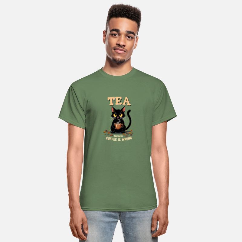 Tea Over Coffee - Angry Cat Edition
