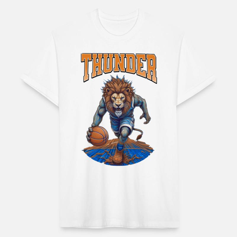 thunder championship Lion Hoops Mascot Sports