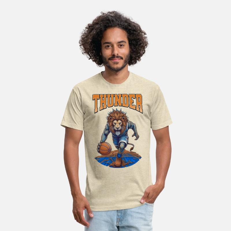 thunder championship Lion Hoops Mascot Sports