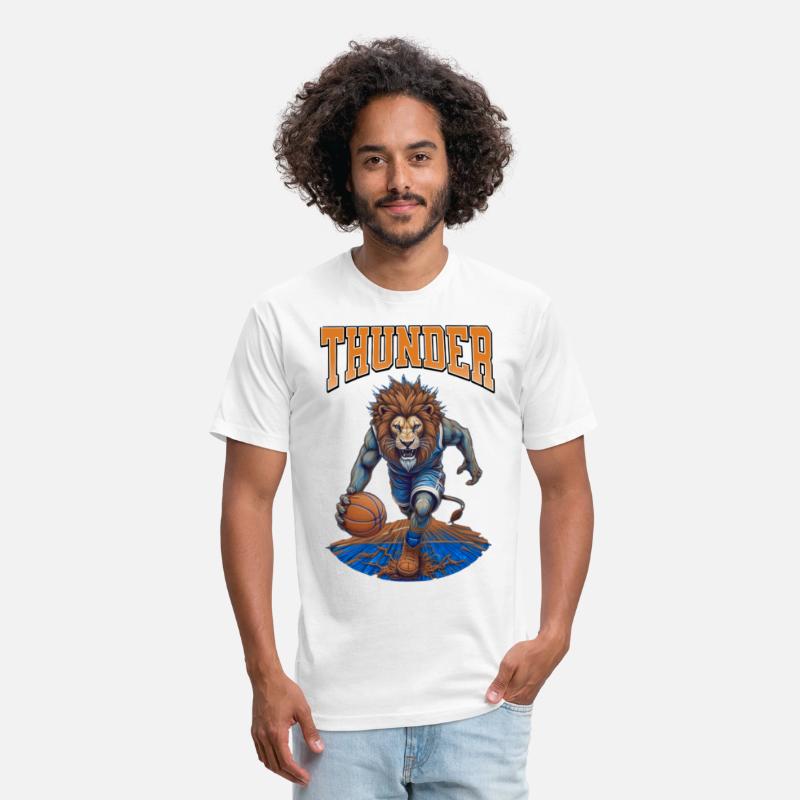 thunder championship Lion Hoops Mascot Sports