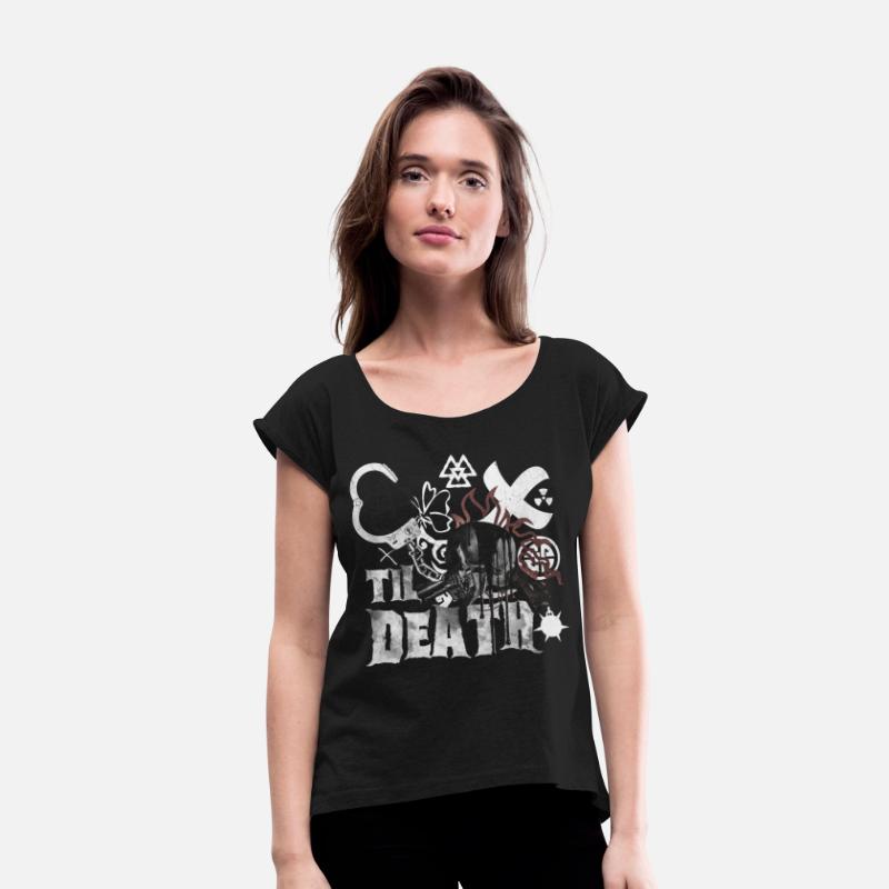 Til Death Skull T-Shirt | Halftone Rock Bachelo