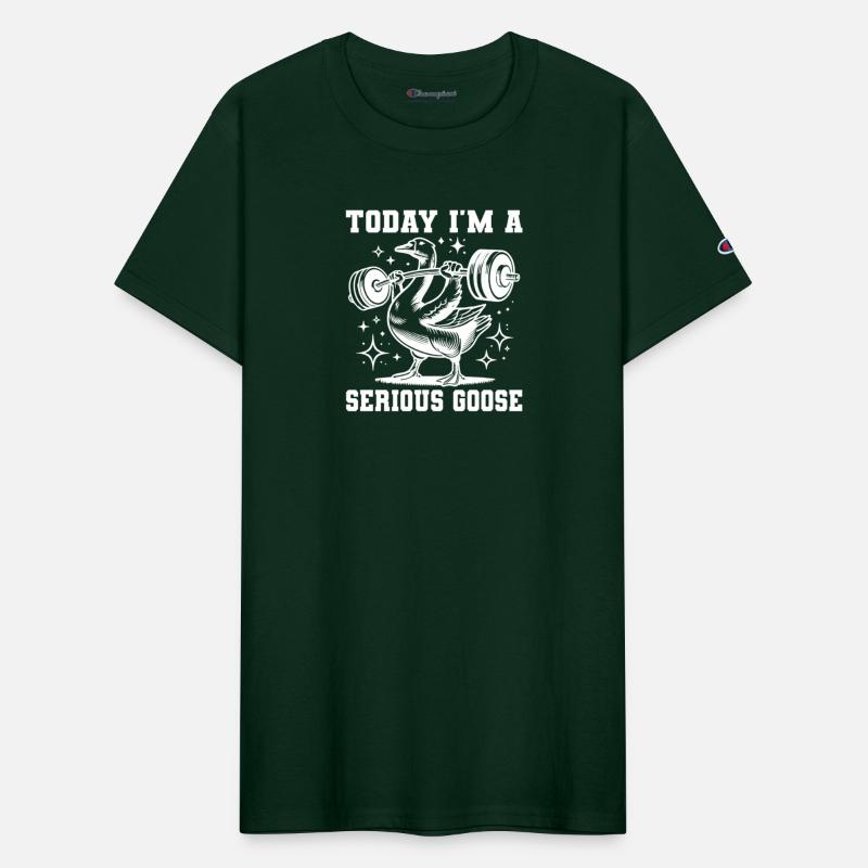 Today I’m a Serious Goose Gym Workout Weightlift