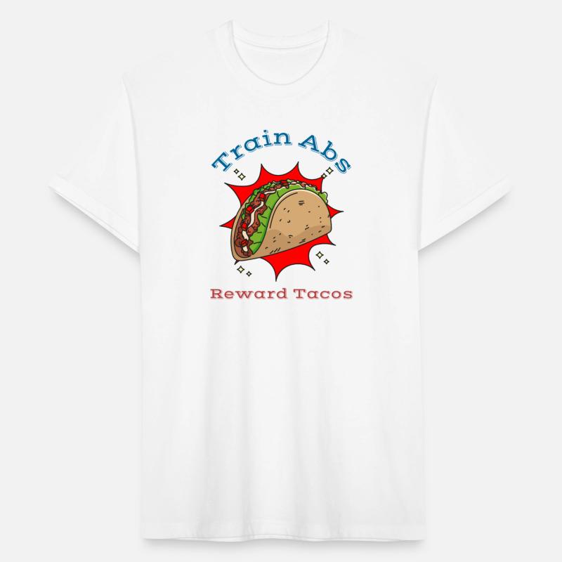 Trained Abs Taco T-Shirt Design