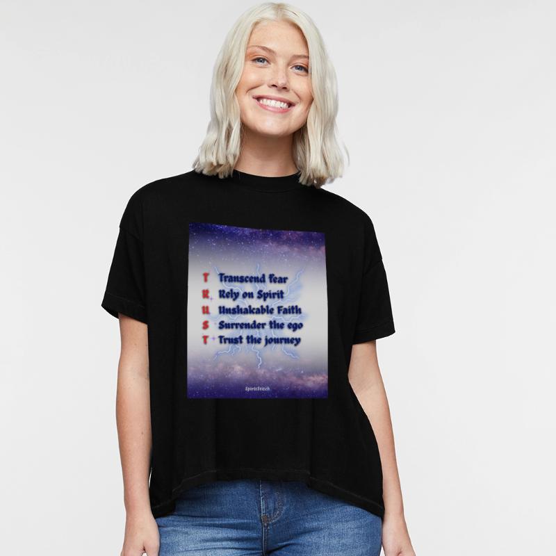 Transcendence and Faith Motivational Quote Design