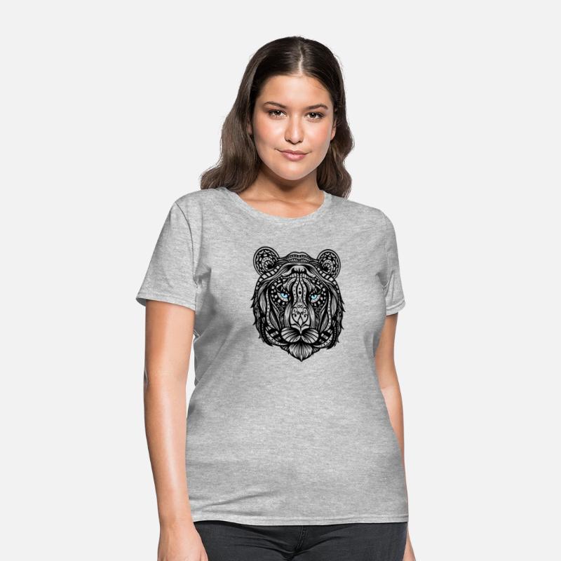 Tribal Tiger Blue Eyes Big Cat