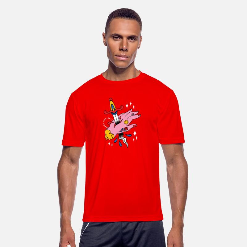 TRIPPY STABBED HAND TATTOO