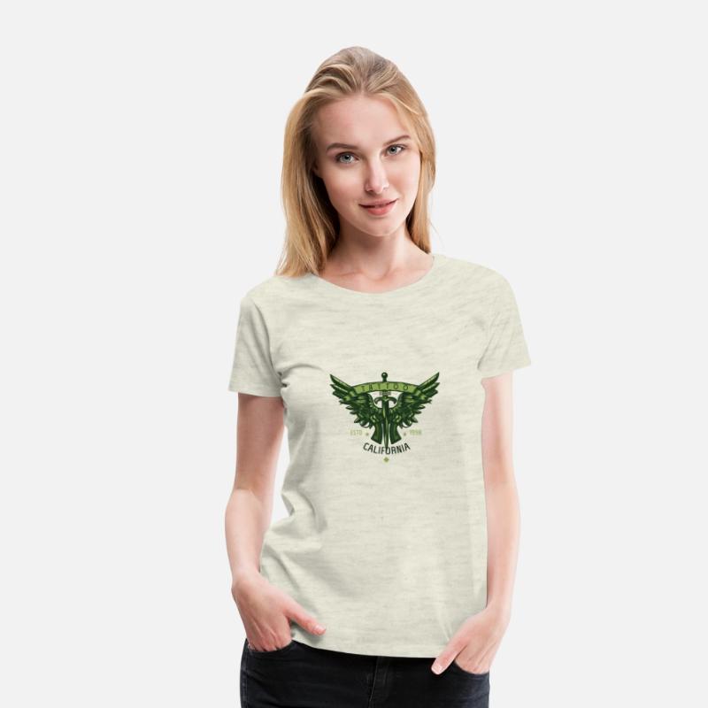two pistols knife wings illustration tshirt design