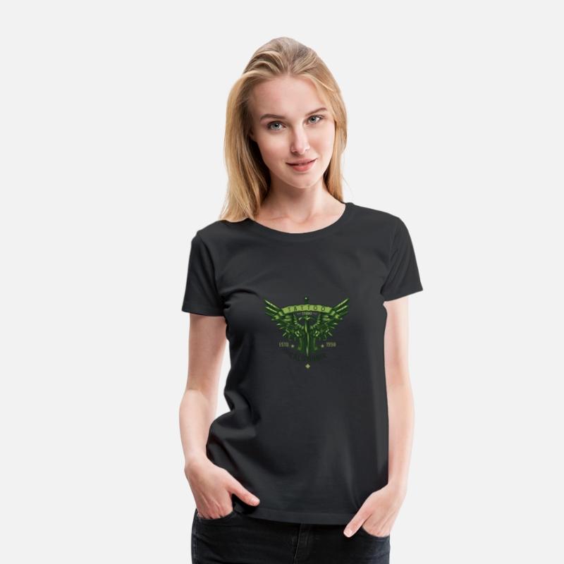 two pistols knife wings illustration tshirt design
