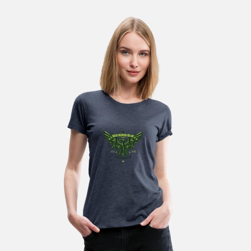 two pistols knife wings illustration tshirt design