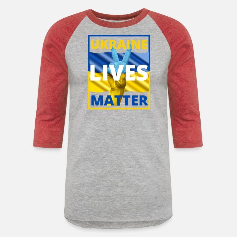 UKRAINE LIVES MATTER Peace Sign Ukraine Flag