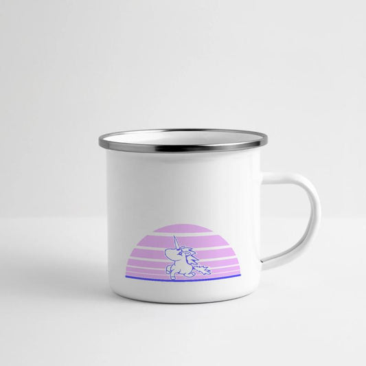 Unicorn Jumping Sun Stripes Cute Cool Silhouette