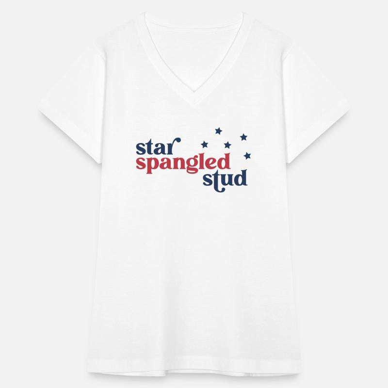 USA American Flag Design Star Spangled Stud