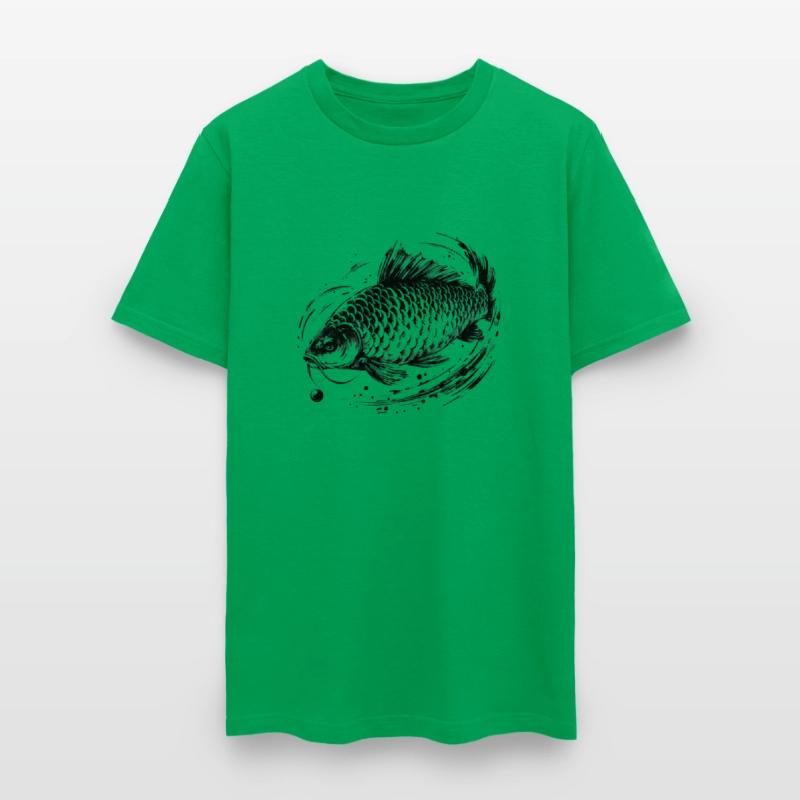 Vector-Style Carp Artwork