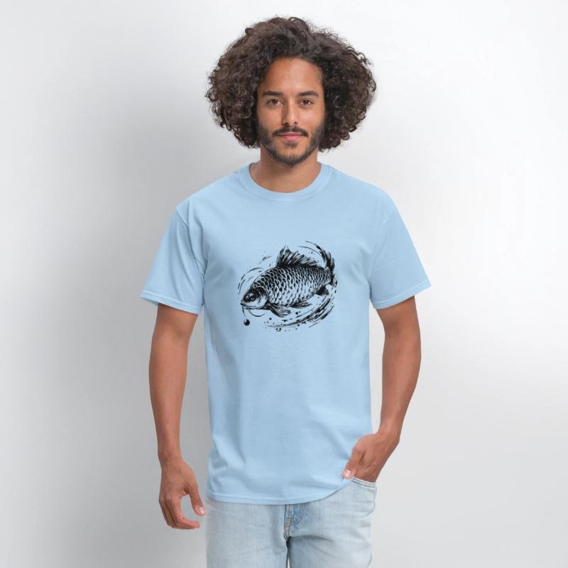 Vector-Style Carp Artwork