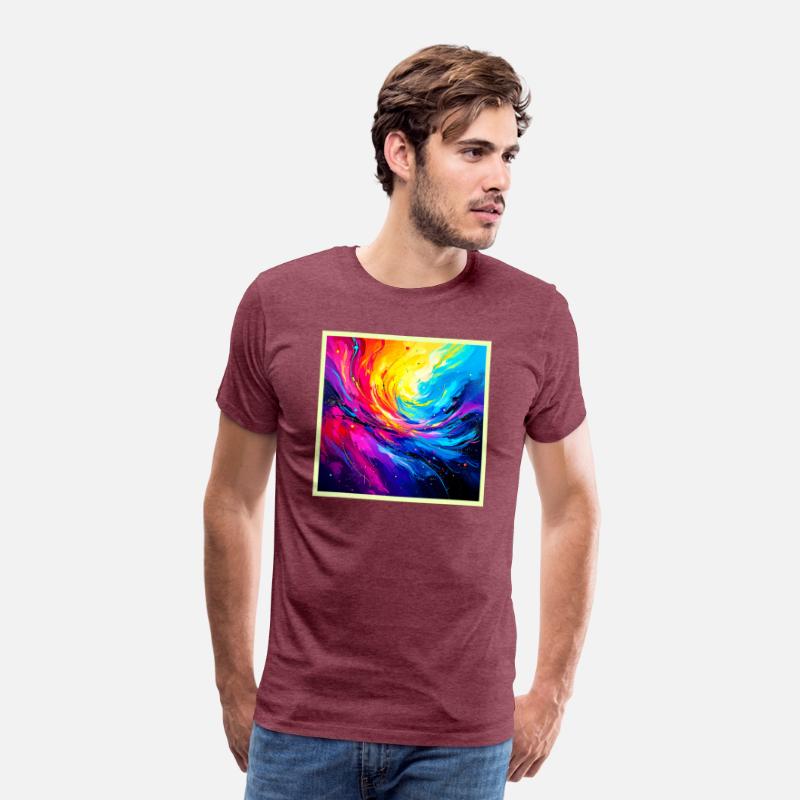 Vibrant Abstract Swirl