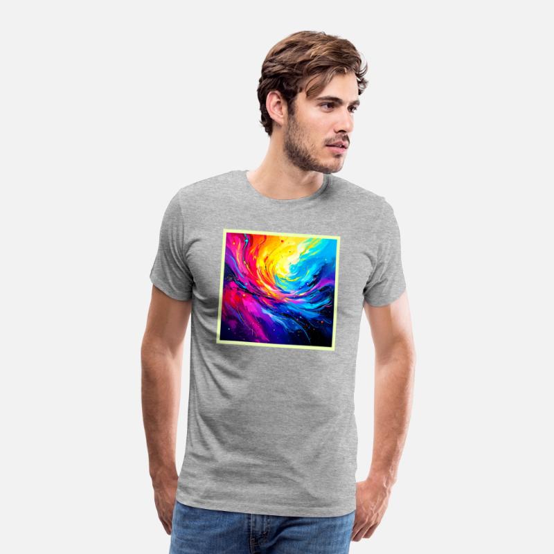 Vibrant Abstract Swirl