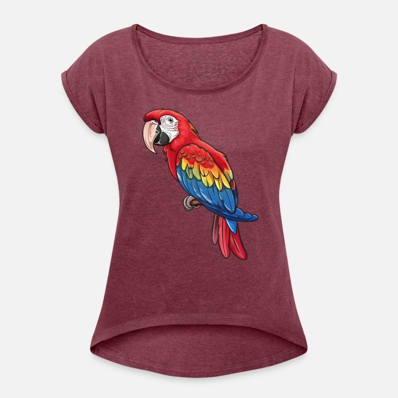 Vibrant Scarlet Macaw Perched Majestically