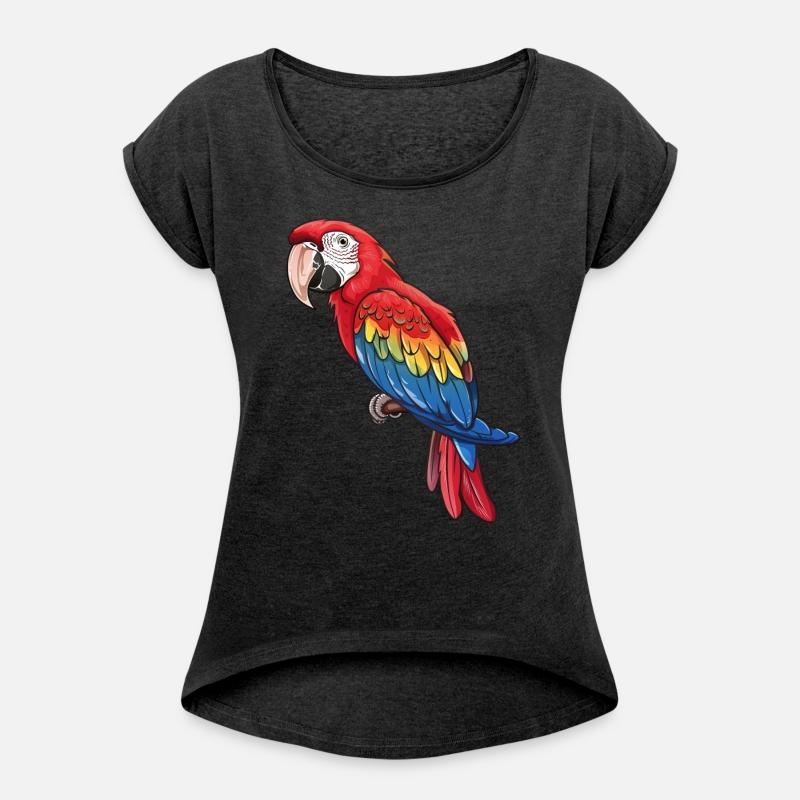 Vibrant Scarlet Macaw Perched Majestically