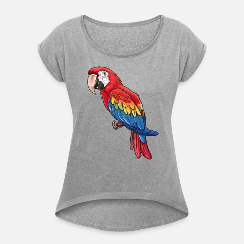 Vibrant Scarlet Macaw Perched Majestically