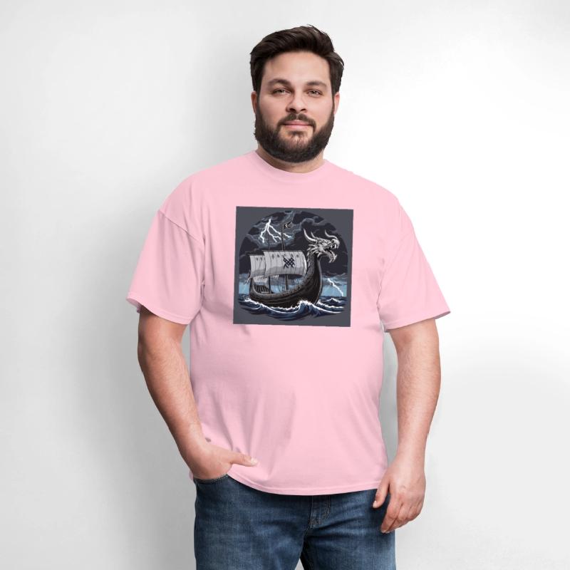 Viking Longship at Sea