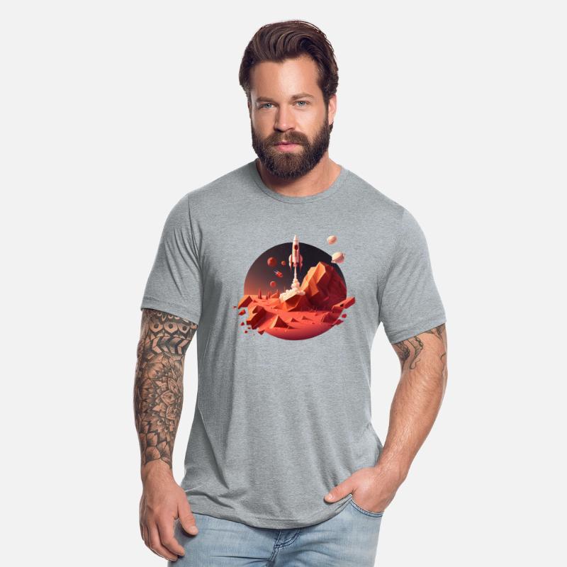 Vintage Space Science Mars Fiction Geek Solar