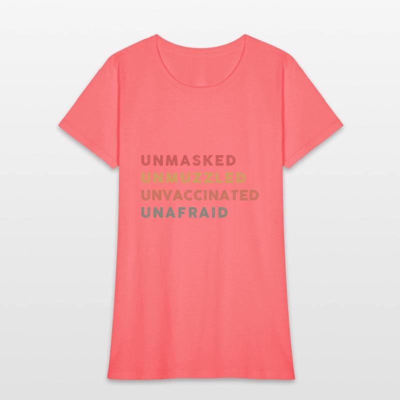 Vintage Unmasked Unmuzzled Unvaccinated Unafraid.