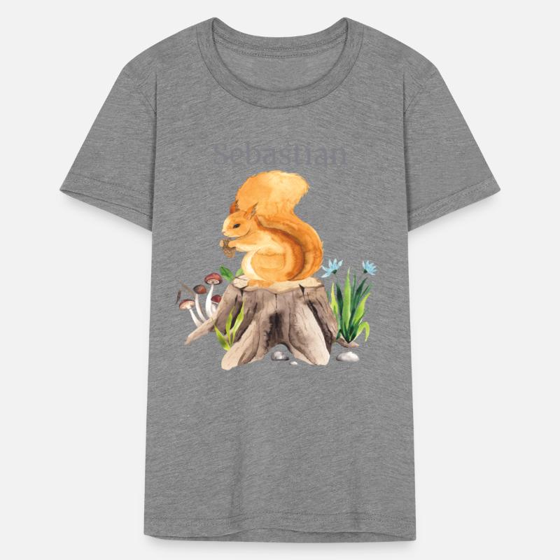 Waldtier Squirrel Flowers Name Sebastian