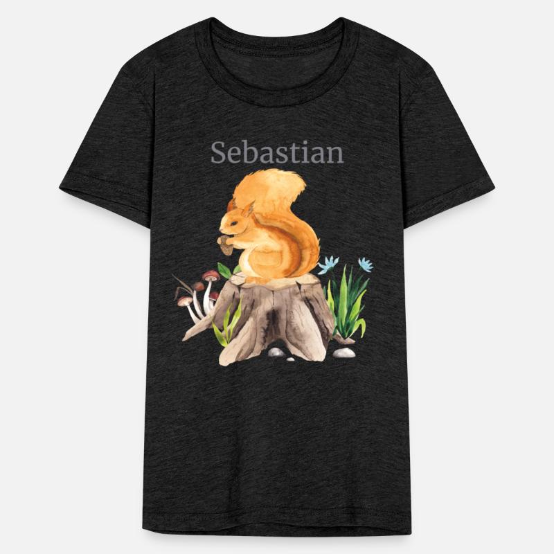 Waldtier Squirrel Flowers Name Sebastian