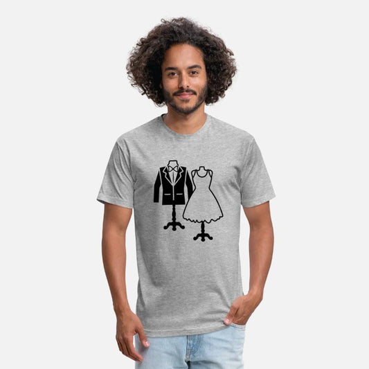 Wedding clothes on clothes doll