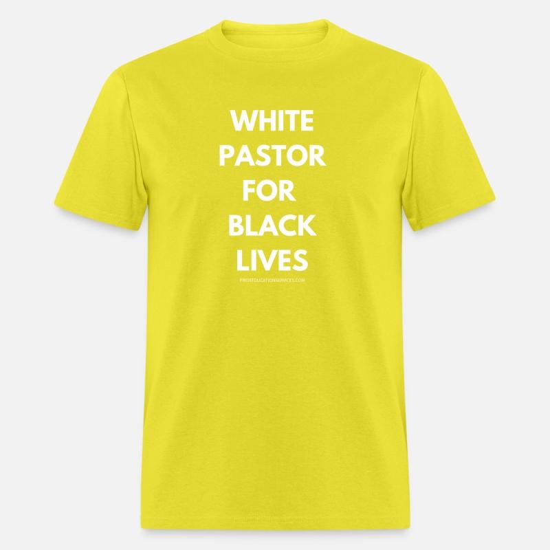 white pastor for Black lives white print