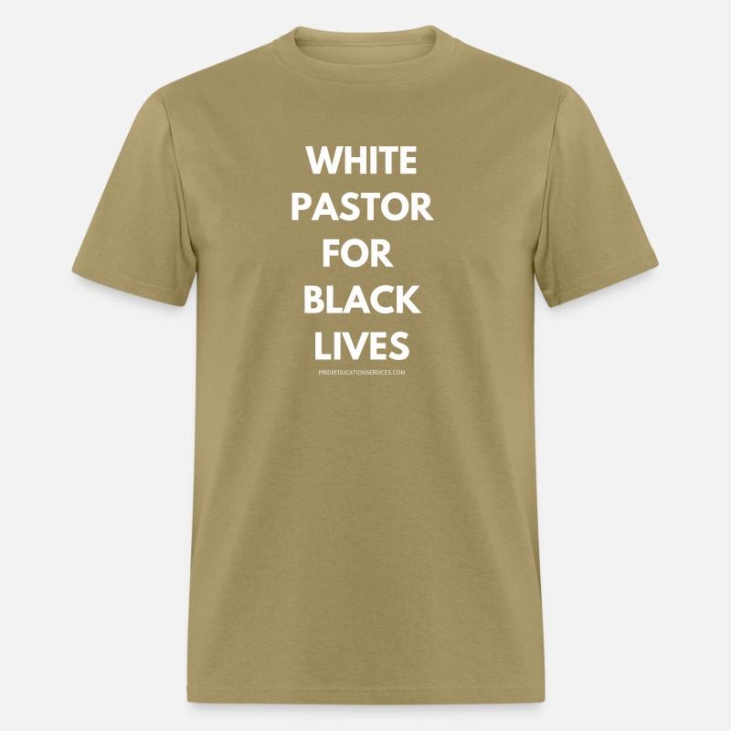white pastor for Black lives white print