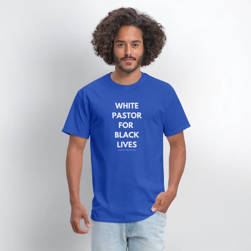 white pastor for Black lives white print