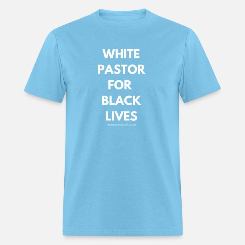 white pastor for Black lives white print