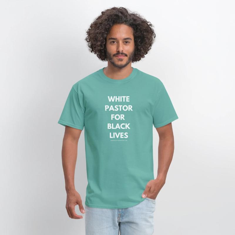 white pastor for Black lives white print