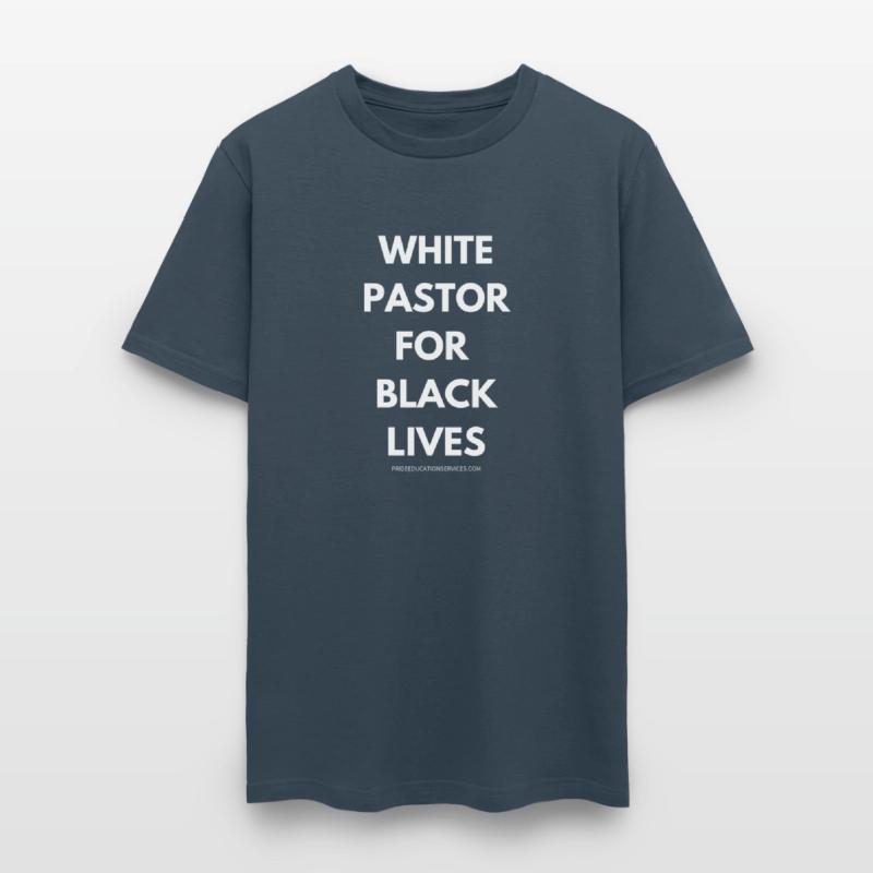 white pastor for Black lives white print