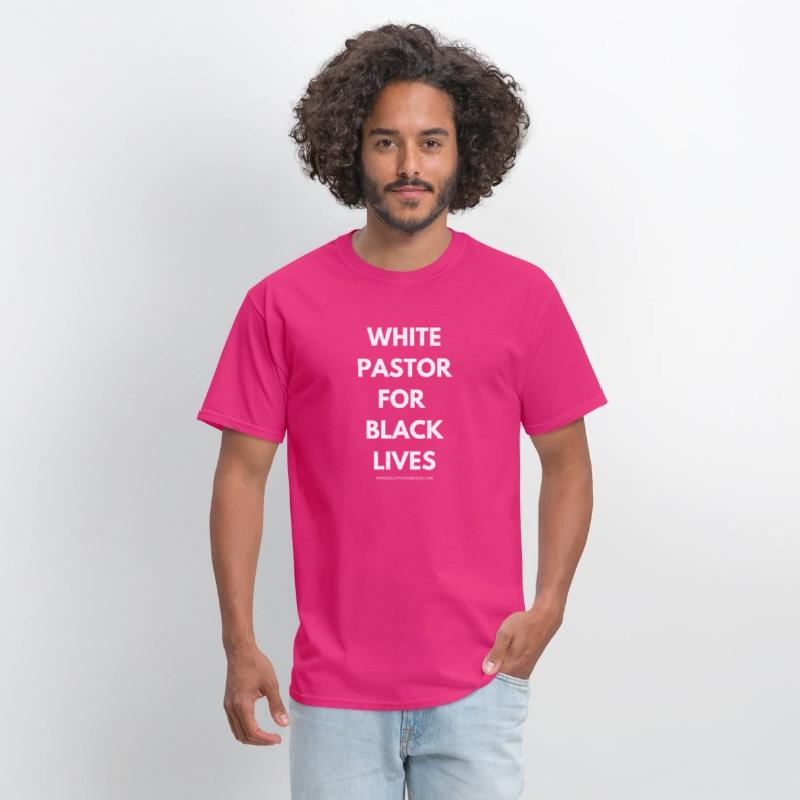 white pastor for Black lives white print