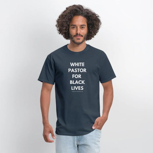 white pastor for Black lives white print